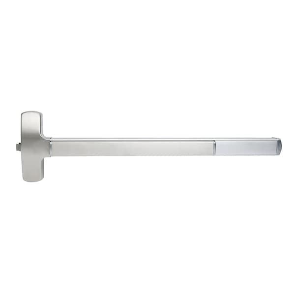 Fire Rated 25 Series Exit Device, Rim w/Trim, Dane Lever Design, 3 Ft. Device, Satin Stainless Steel